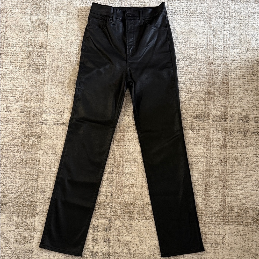 Express Black Straight Leg Jeans